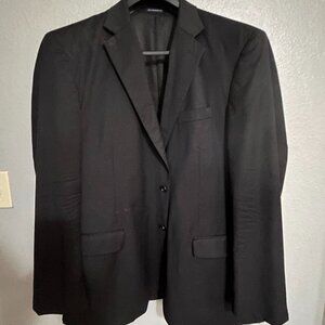 Men's Black Suit Jacket and Vest